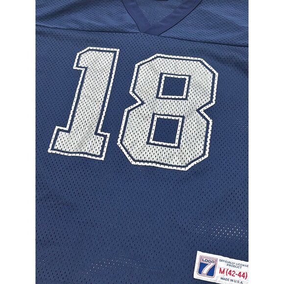 Rare Vintage 1993 Logo 7 Dallas Cowboys Bernie Kosar #18 NFL Jersey Men's Medium - Picture 5 of 7